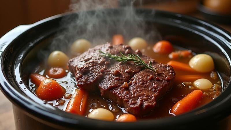 Roastbeef im Slow Cooker