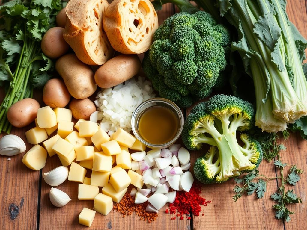 Brokkolisuppe mit Kartoffeln